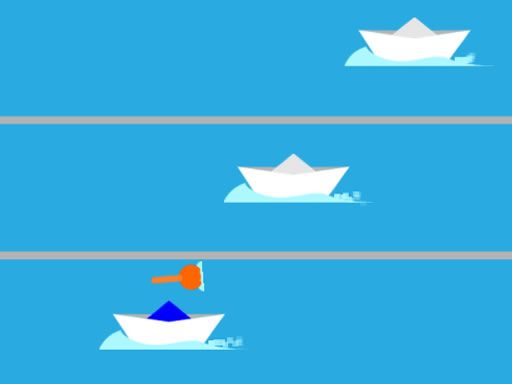 Boats Race - browser game screenshot