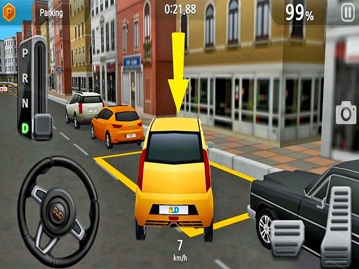 Real Car Parking : Driving Street 3D - browser game screenshot