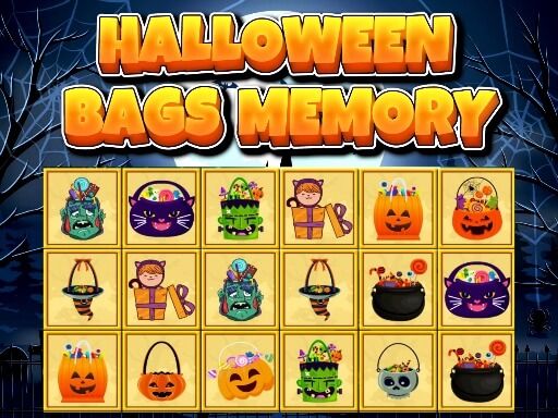 Halloween Bags Memory Halloween Bags Memory - browser game screenshot