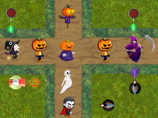 Halloween Ghouls - browser game screenshot