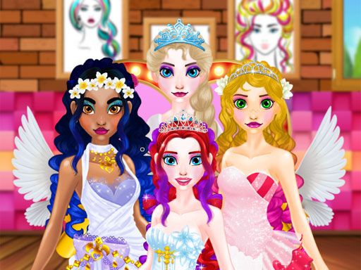 Elsa - Wedding Hairdresser For Princesses - browser game screenshot