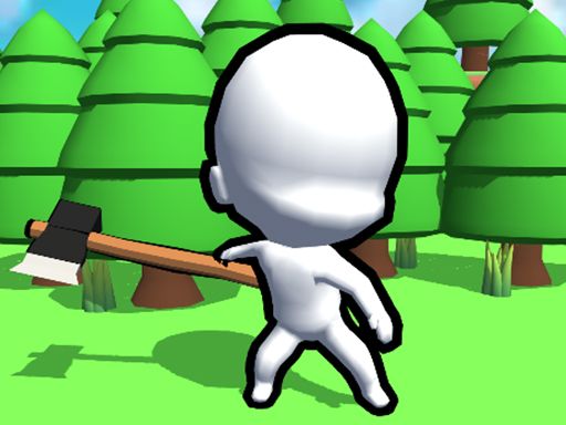Idle Lumber Hero - browser game screenshot