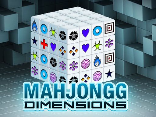 Mahjongg Dimensions 3D - browser game screenshot