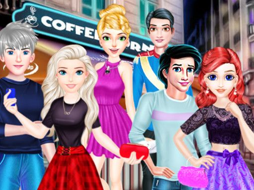 Fashion Girls Love Dating - browser game screenshot