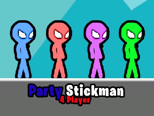 Party Stickman 4 Player - browser game screenshot