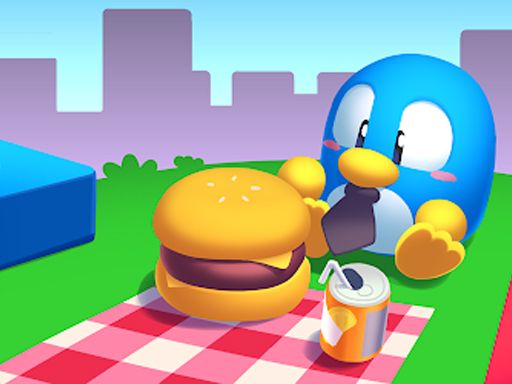Picnic Penguin - browser game screenshot