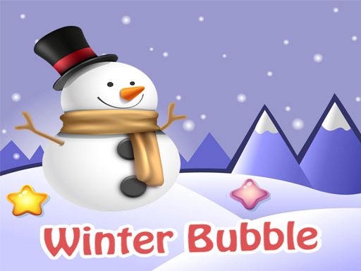 Winter Bubble Game - browser game screenshot