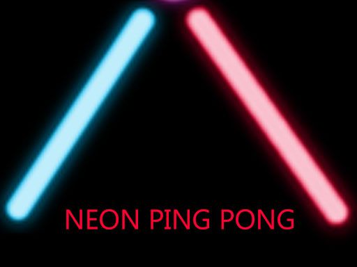 Neon Pong - browser game screenshot