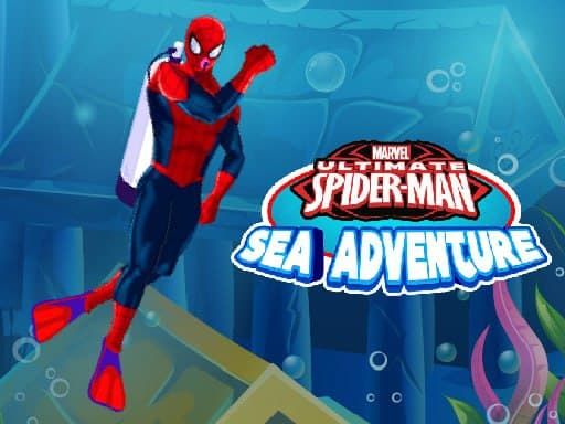 Spiderman Sea Adventure - Pill Pull Game - browser game screenshot