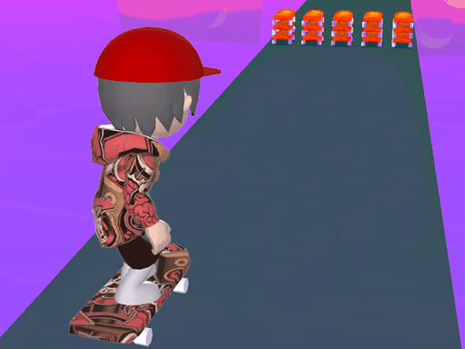 Skateboard Boy - browser game screenshot