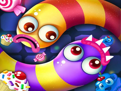 Wormate Sweetness - browser game screenshot