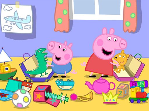 Peppa Pig Jigsaw Puzzle - browser game screenshot