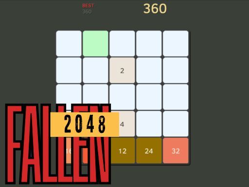 Fallen 2048 Fallen 2048 - browser game screenshot