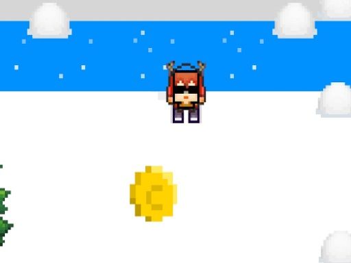 Triple Skiing 2D - browser game screenshot