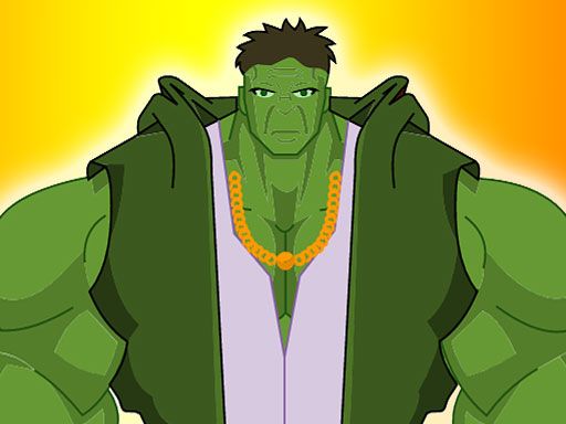 Hulk Dress Up - browser game screenshot