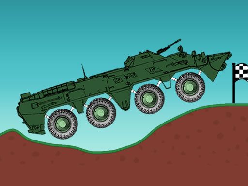 Car Physics BTR-80 - browser game screenshot