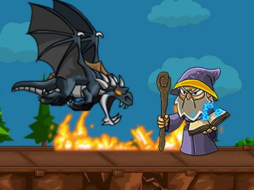 Dragon vs Mage - browser game screenshot