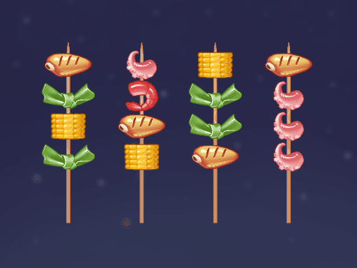 Barbecue Match - browser game screenshot