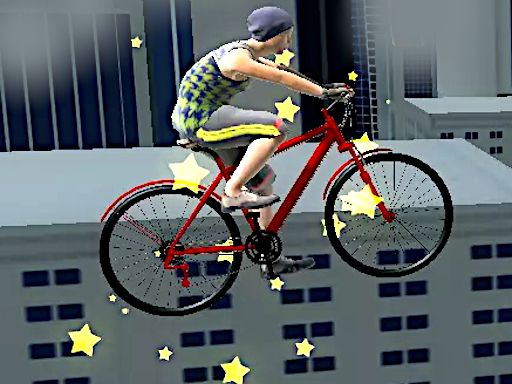 Bike Stunts of Roof - browser game screenshot
