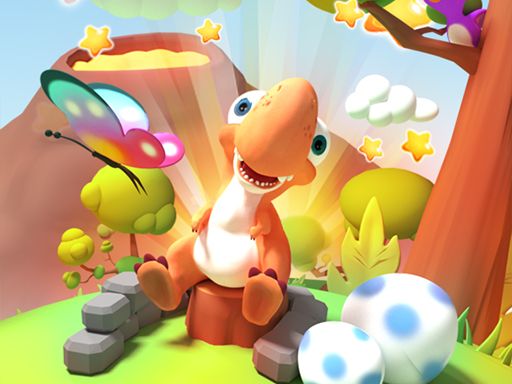 Dino-Piler - browser game screenshot