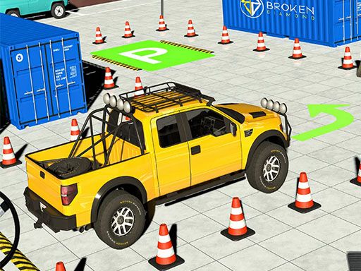 Offroad Jeep Driving  Parking Free - browser game screenshot