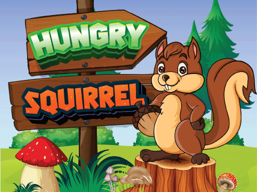 Hungry Squirrel - browser game screenshot