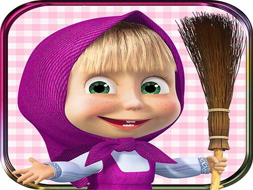 Masha House Cleaning - browser game screenshot