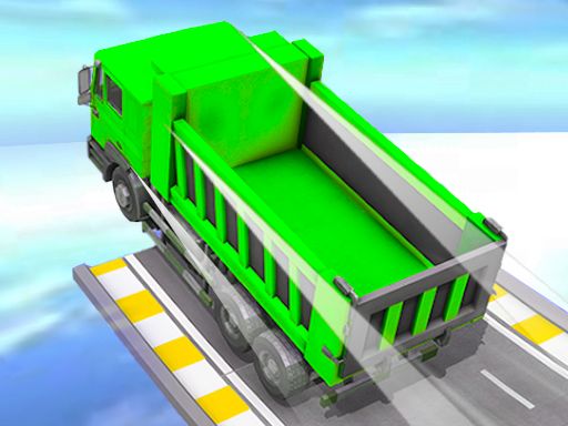 Truck Stunt 3D - browser game screenshot