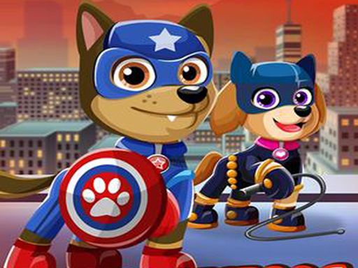 paw patrol superhero dress up  - browser game screenshot