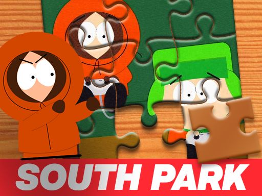 South Park Jigsaw Puzzle - browser game screenshot