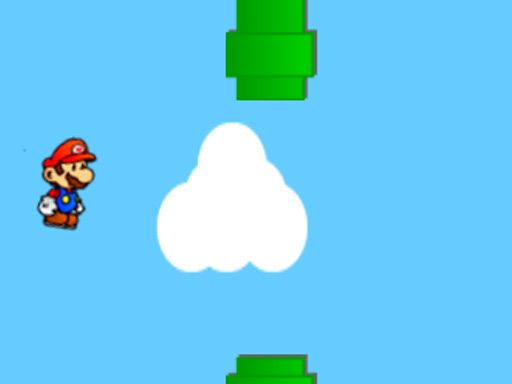 Flappy Mario - browser game screenshot