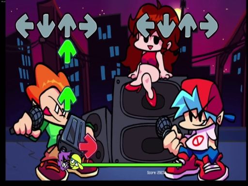 Friday Night Funkin Music Rail Friday Night Funkin Music Rail - browser game screenshot