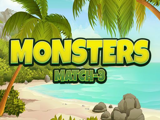 Monster Match-3 - browser game screenshot
