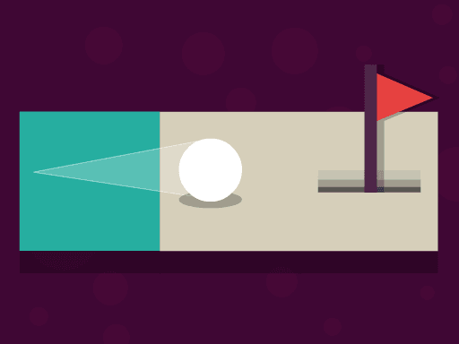 Abstract Golf - browser game screenshot