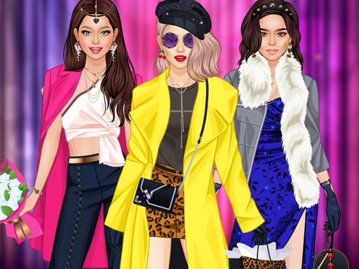 office Fashionista girl dress up - browser game screenshot