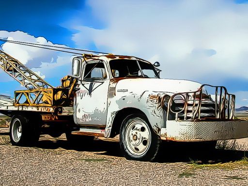 Rusty Trucks Jigsaw Rusty Trucks Jigsaw - browser game screenshot
