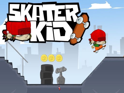 Skater Kid - browser game screenshot