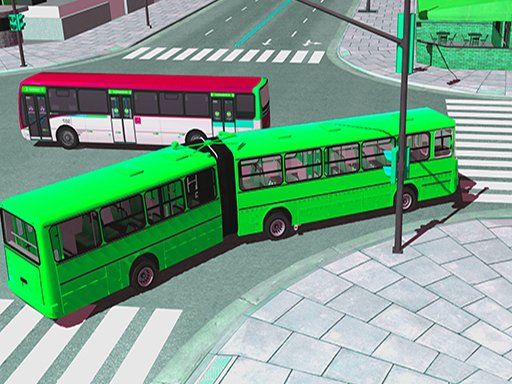 Bus Driving 3d simulator - 2 - browser game screenshot