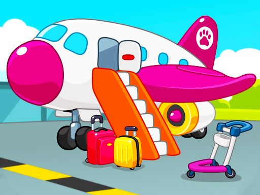 Kids Airport Adventure Game - browser game screenshot
