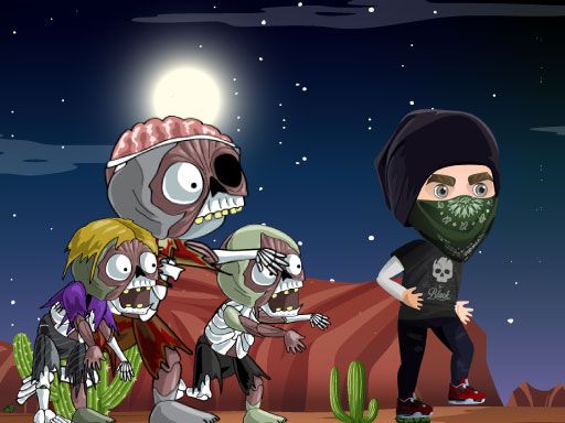 Escaping Zombie - browser game screenshot