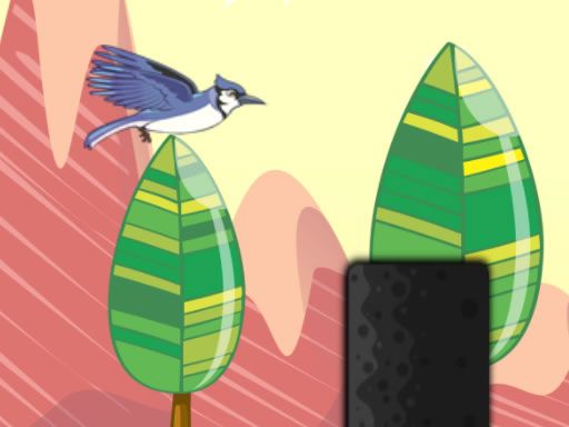 Bird Flying - browser game screenshot