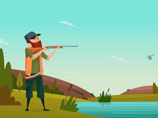 Shooting Hunters Match 3 - browser game screenshot