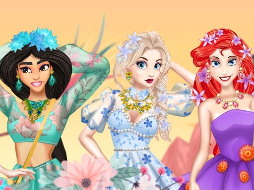 Floral Outfit For The Princess - browser game screenshot