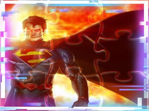 Superman Match3 Puzzle Game - browser game screenshot