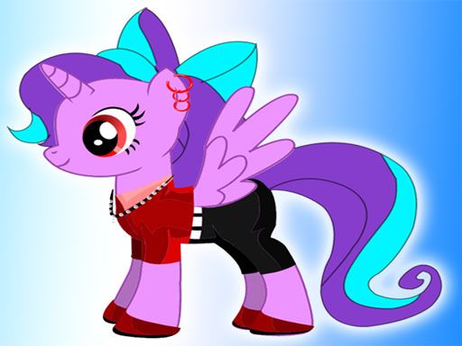 Fancy Pony Dressup - browser game screenshot