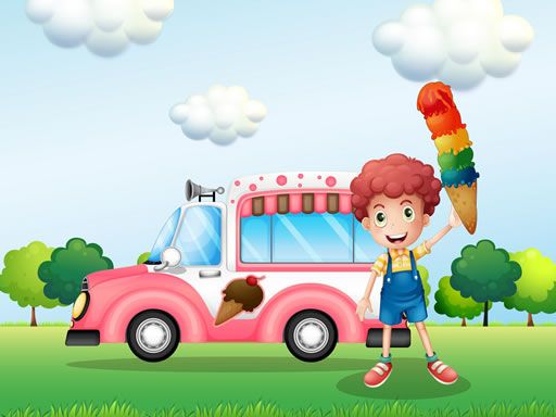 Trucks For Kids Coloring - browser game screenshot