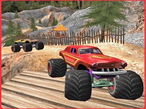 Monster Truck Offroad Driving Game - browser game screenshot