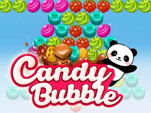 Candy Bubble Panda - browser game screenshot