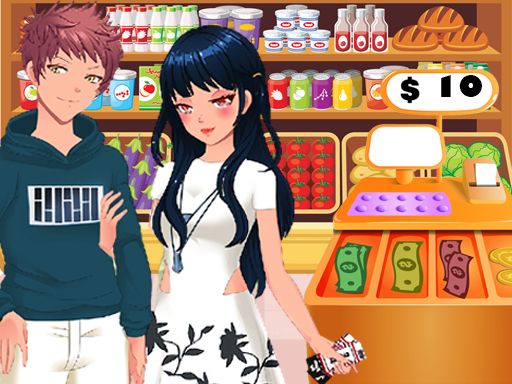 Supermarket Grocery Store Girl - browser game screenshot