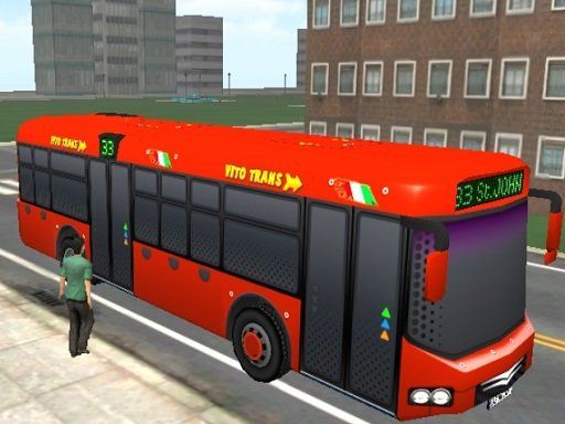 Bus Driving 3D - Simulation - browser game screenshot